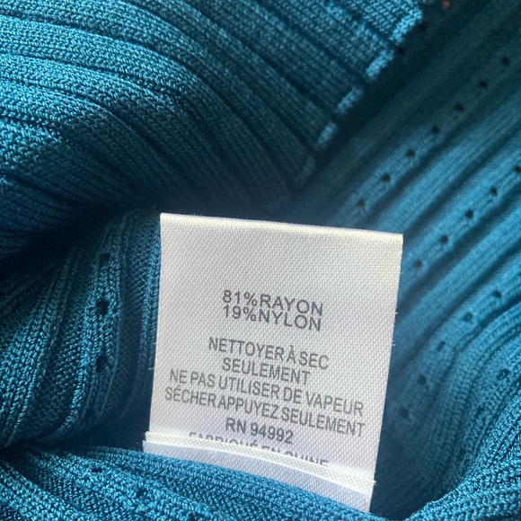 Jonathan Simkhai Bell Sleeve Blouse in Blue - Picture 5 of 5